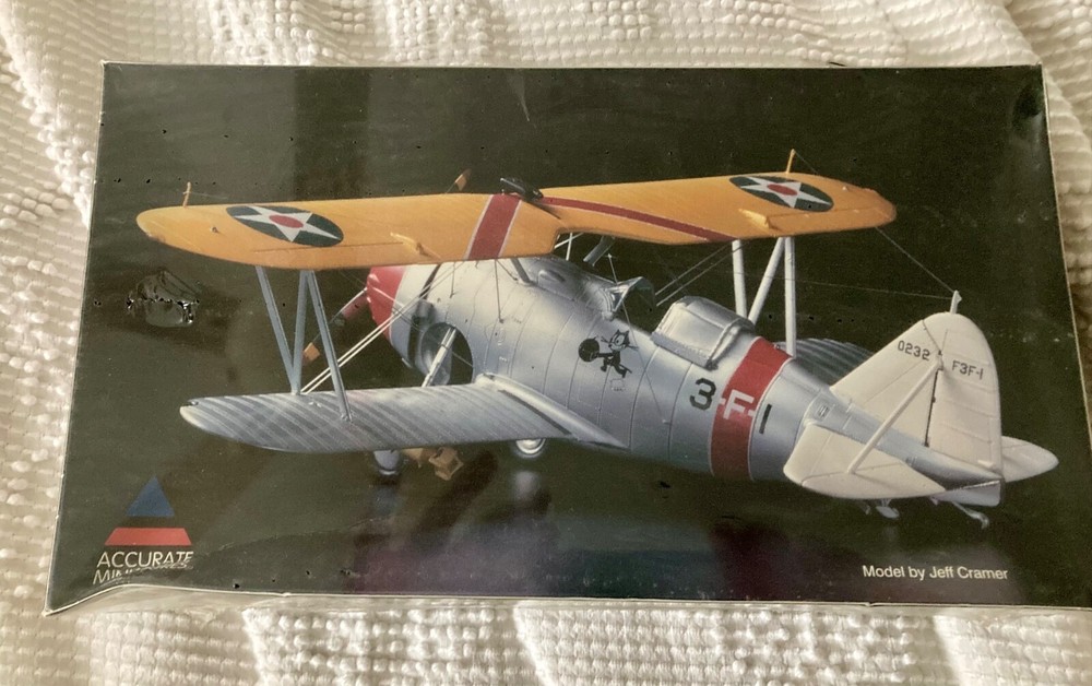 Accurate Miniatures 1/48 scale  Grumman F3F-1 mint sealed kit-image