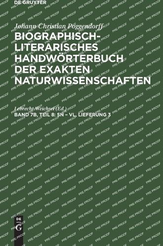 Sn - VL, Lieferung 3 (Hardback)