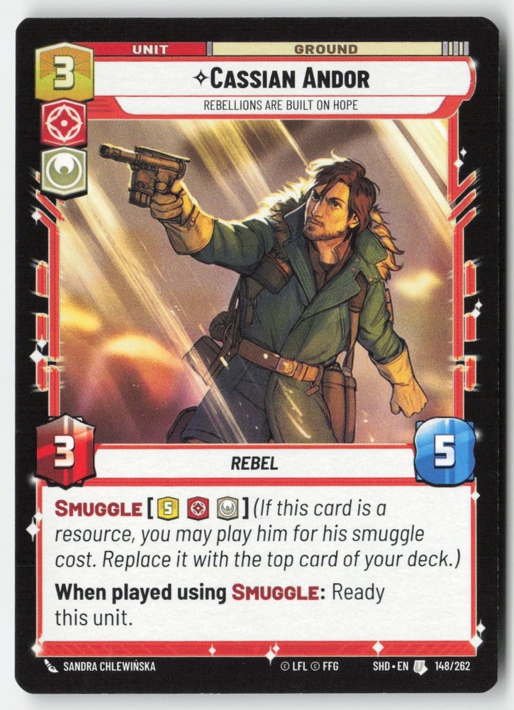 SWU - Cassian Andor SHD 148 Non-Foil