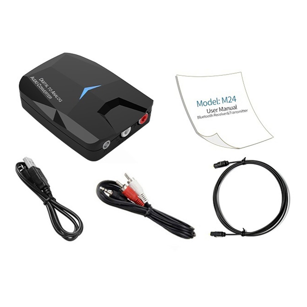 2-in-1 Bluetooth 5.0 Receiver with Optical Coaxial Converter