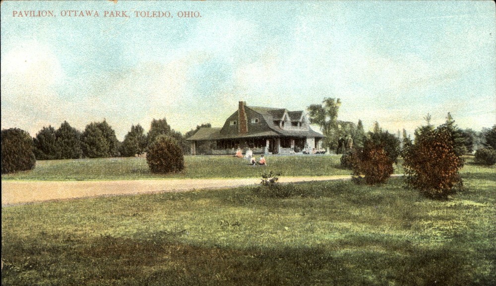 Pavilion in Ottawa Park Toledo Ohio OH ~ c1910