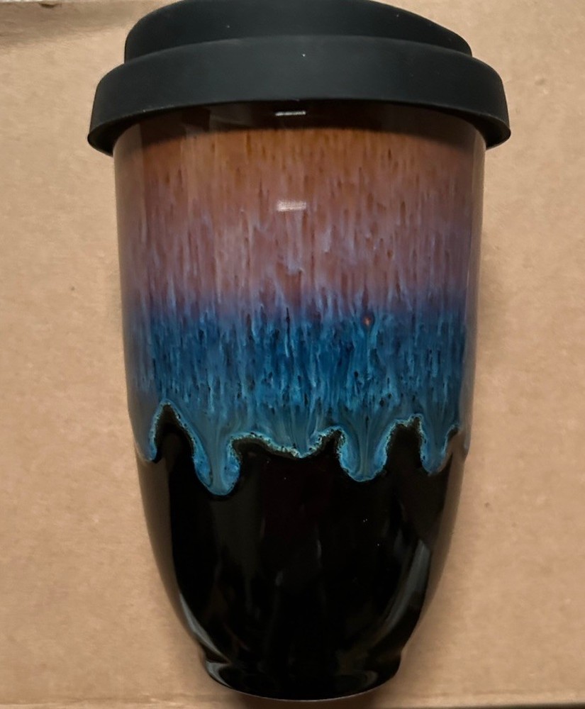 Nova Ceramics PORTABLE Monsoon CERAMIC CUP 355 ml/ 12 oz New