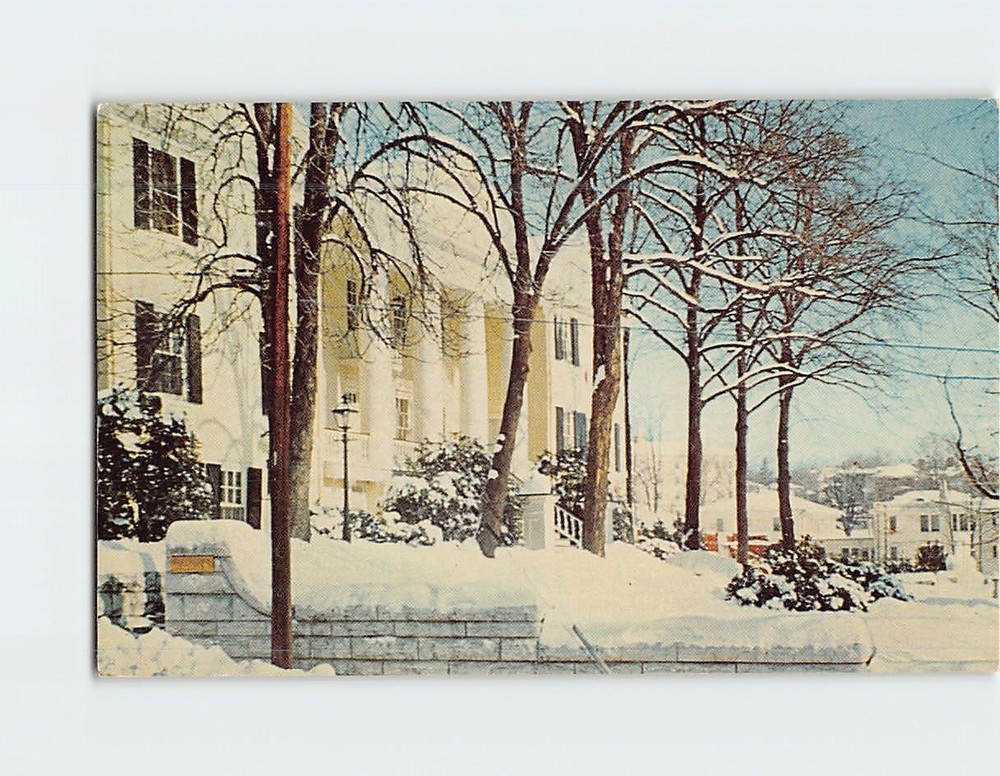Postcard Administration Building Mary Baldwin College Staunton Virginia