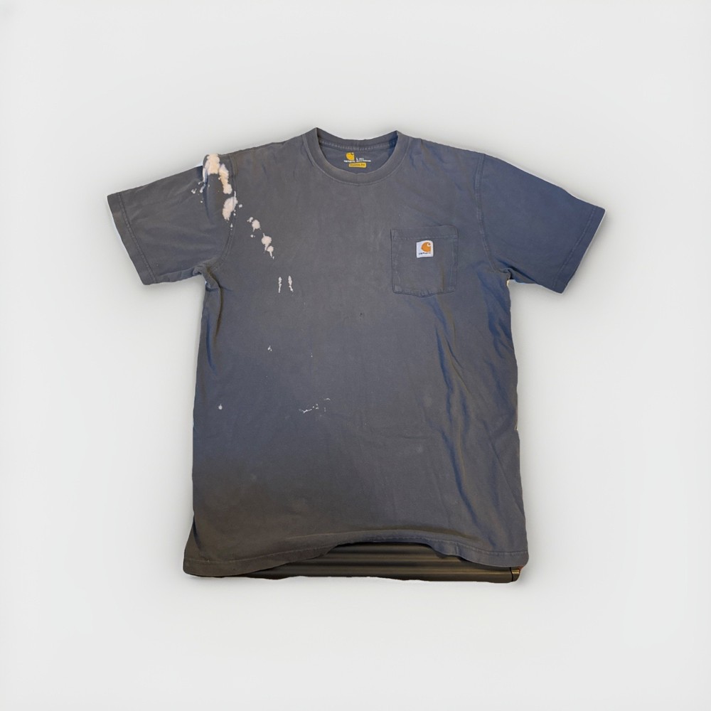 Carhartt K87 Mens Loose Fit Pocket T-Shirt Charcoal Gray L Large Tall