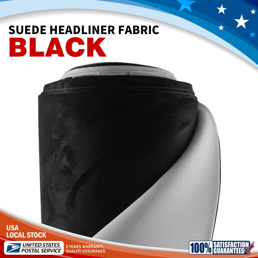 Soft Suede Headliner Fabric with Foam for Auto Roof Repair and Upholstery