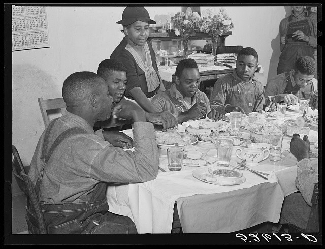 Tallyho Stem North Carolina 1939 Corn Shucking Dinner African Americans