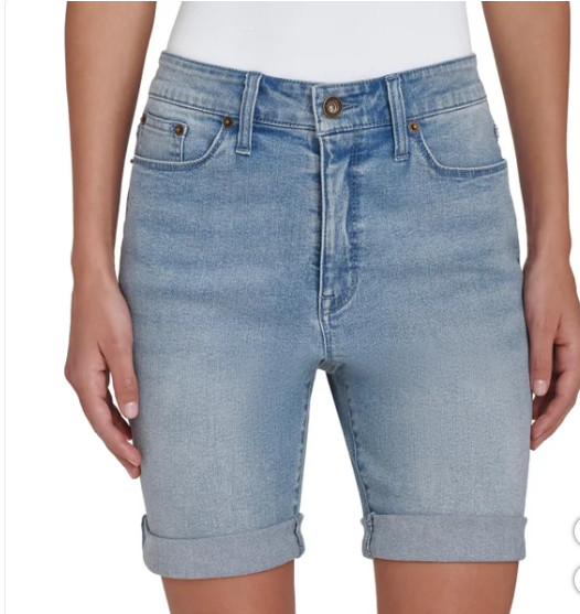 DKNY Jeans Women's Denim Bermuda Short Blue size 12