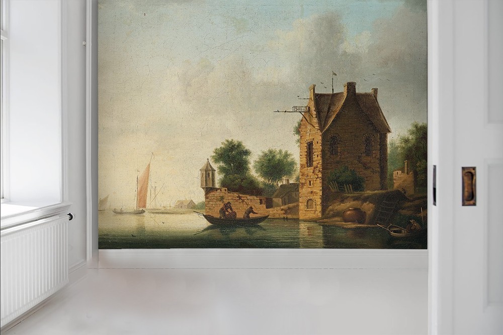3D Landscape Oil Painting Wall Murals Wallpaper Murals Wall Sticker 97