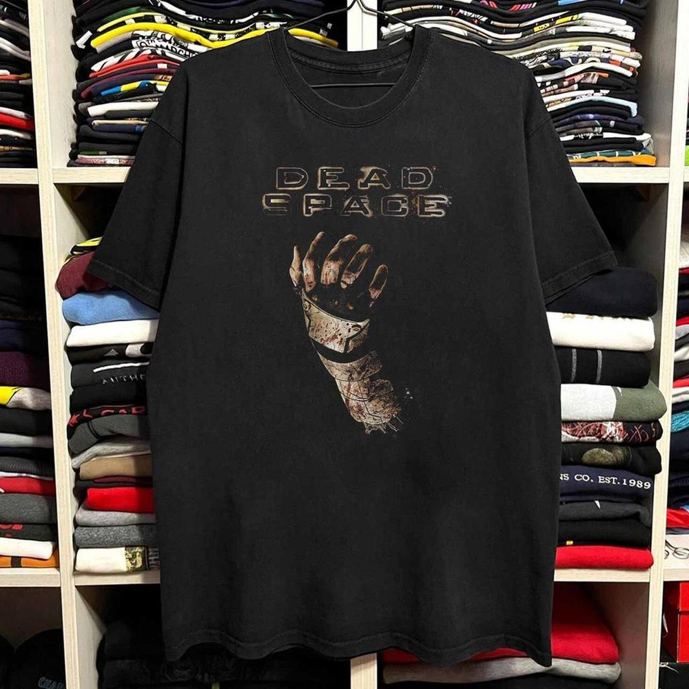 Vintage Dead Space Game Shirt Isaac Clarke Retro 90s Horror Sci-Fi Graphic Tee
