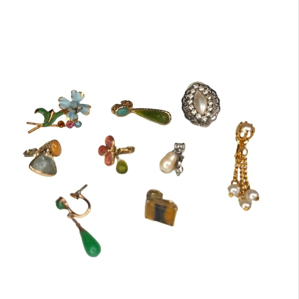 9 Vintage (Single) Victorian Style Earrings