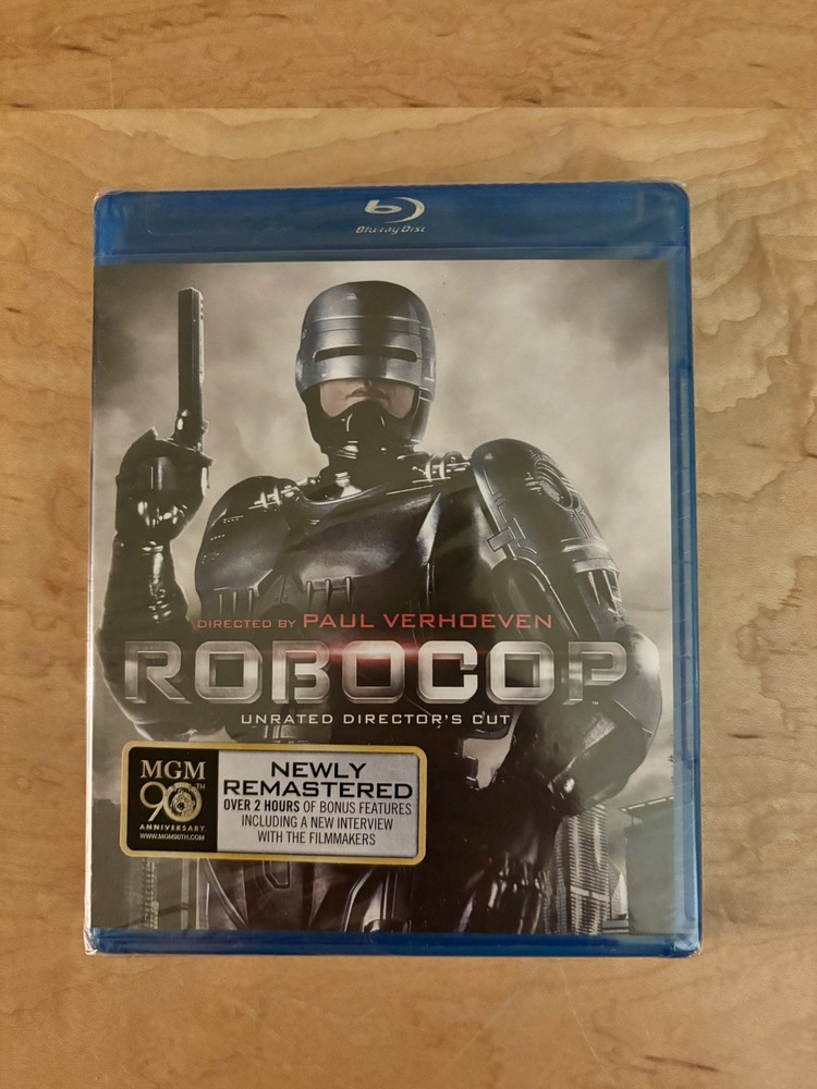 RoboCop 1987 Unrated Blu-ray Remastered Factory Sealed