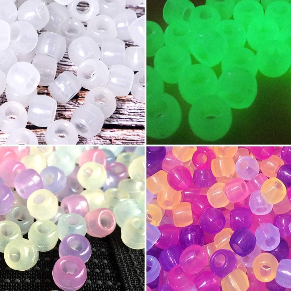 1500Pcs UV Reactive Beads Glow in Dark Color Changing Sun Sensitive