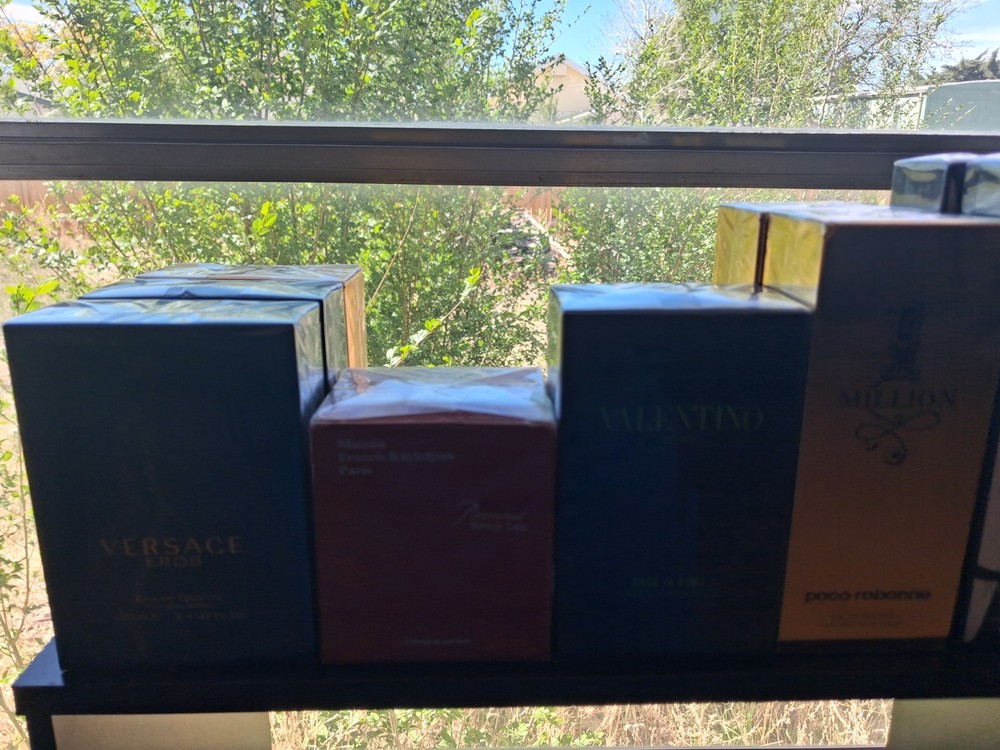 Versace, Valentino, Paco Rabanne Men's Fragrance Lot Eros, 1 Million, Le Male
