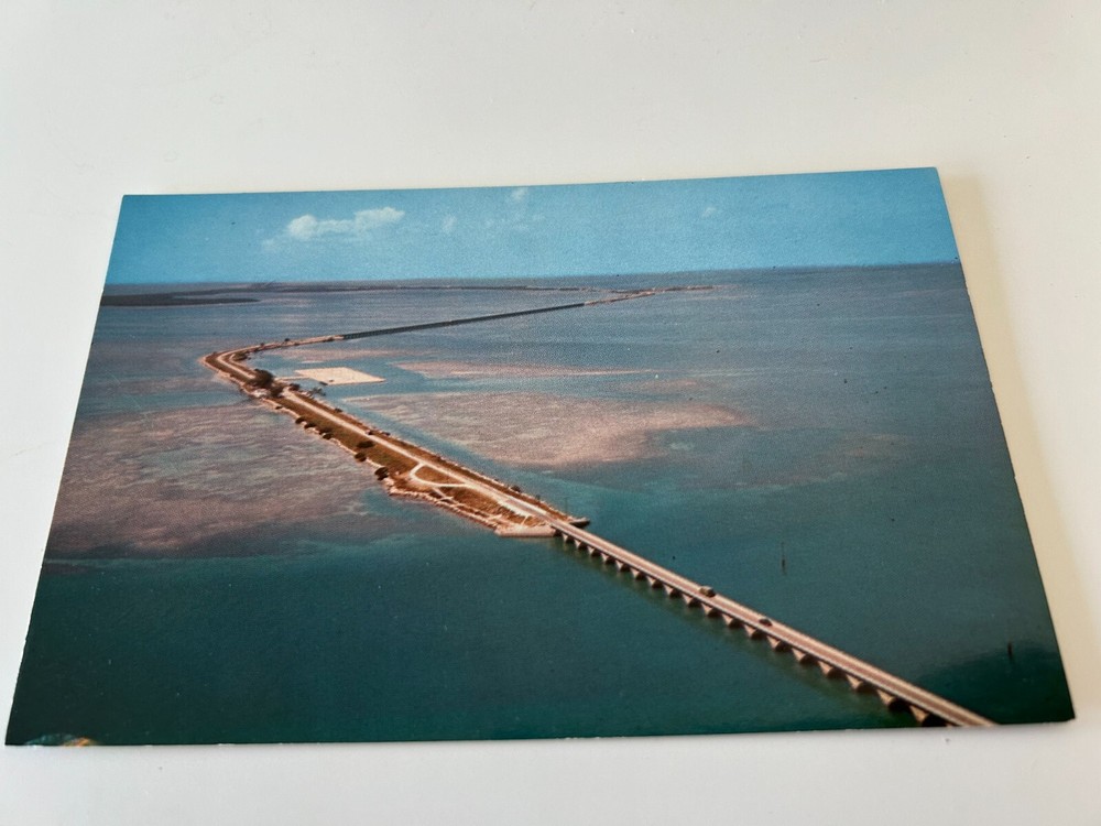 Craig Key Florida in the Background Greyhound Key Postcard The Keys