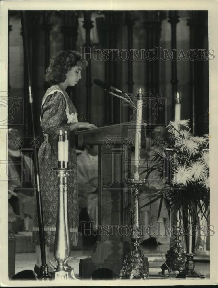 1984 Press Photo Funeral service for Bishop Edward Maginn in Albany, New York