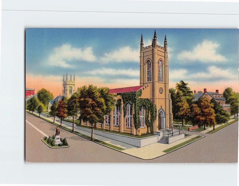 Postcard St. James' Episcopal Church Wilmington North Carolina USA