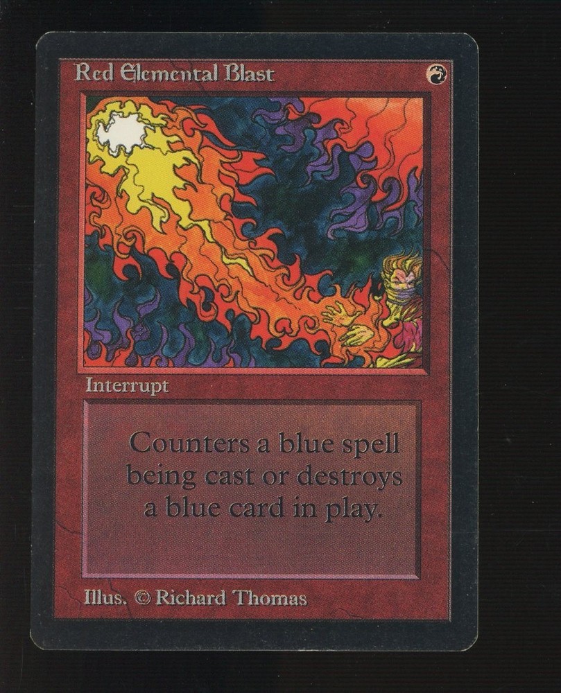 1993 MTG Magic The Gathering Beta Red Elemental BlastPROBSTEIN is actively accepting consignments !!