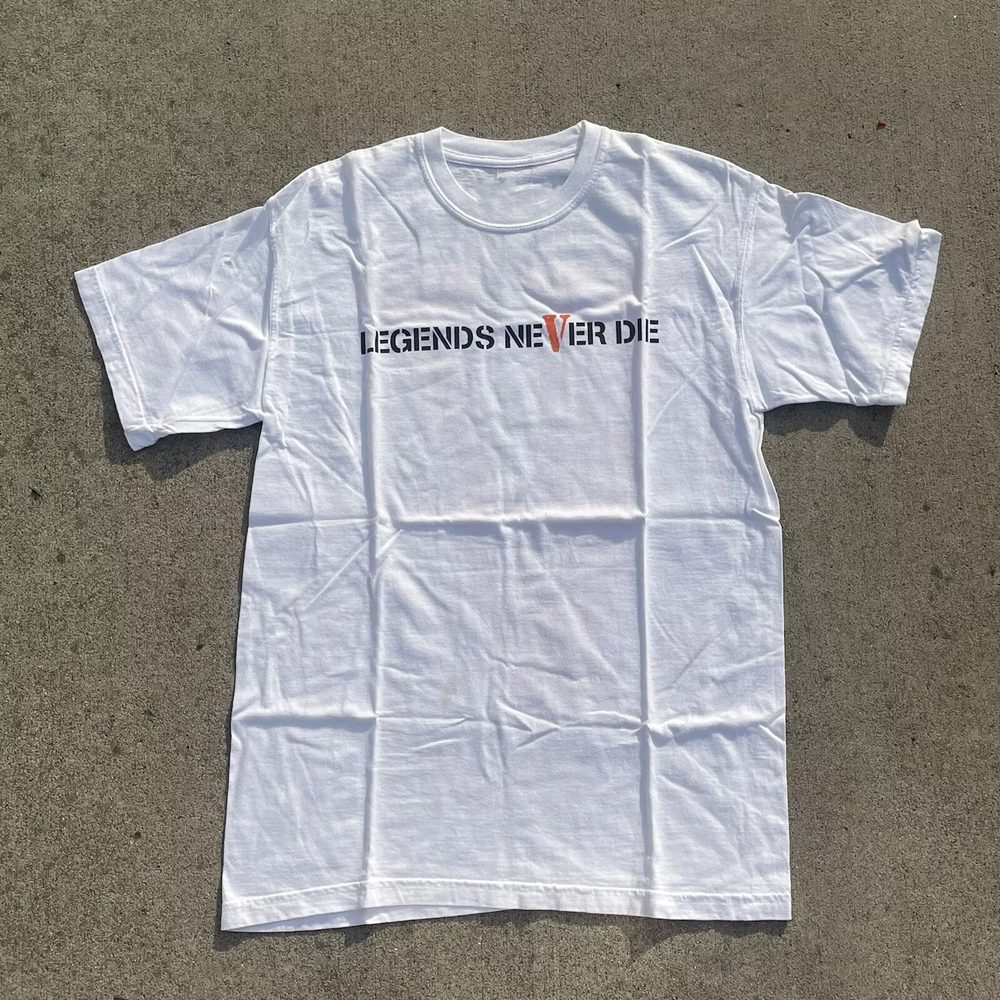 Juice Wrld Legends Never Die 999 Vlone White Tshirt