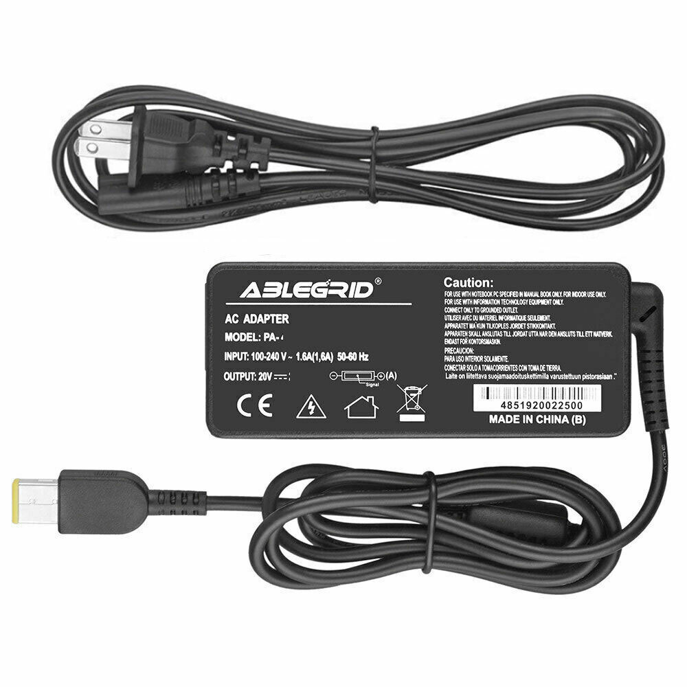 Compatible 20V 2.25A AC Power Adapter Charger with Cord for Lenovo IBM Laptops-image