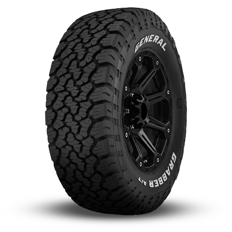 1 General Grabber A/TX RWL 265/70R17 121/118S All Terrain 3PMSF 50K Mi 10 PLY