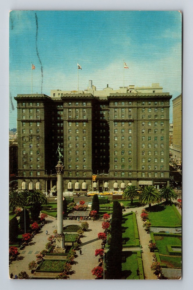 San Francisco CA-California St Francis Hotel Vintage Postcard