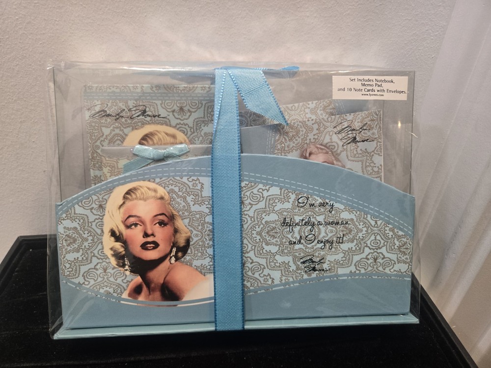 Marilyn Monroe Stationary Set Brand New Sealed And Box