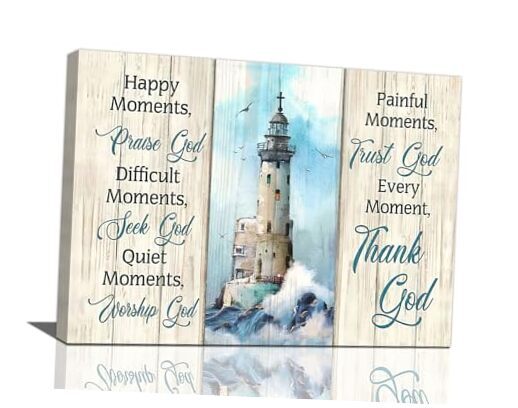 Lighthouse Wall Art Nautical Decor Ocean Coastal 16