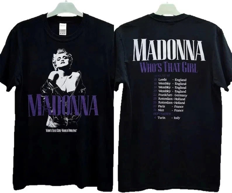 1987 Madonna Who’s That Girl World Tour T-Shirt