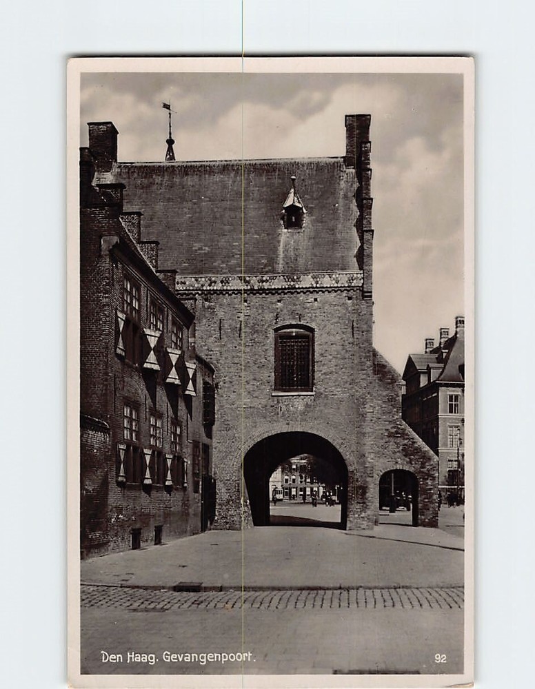 Postcard Gevangenpoort, The Hague, Netherlands