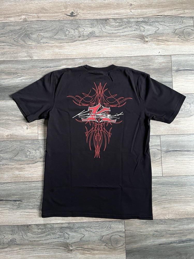 Zorrel Shirt Affliction Y2K Red Design Men's Medium Emo Skater Rock Vintage