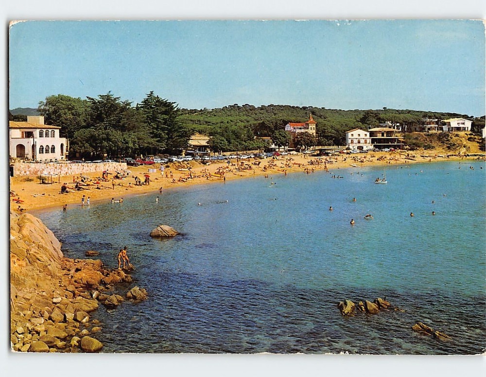 Postcard The Fosca Beach Palamos Spain