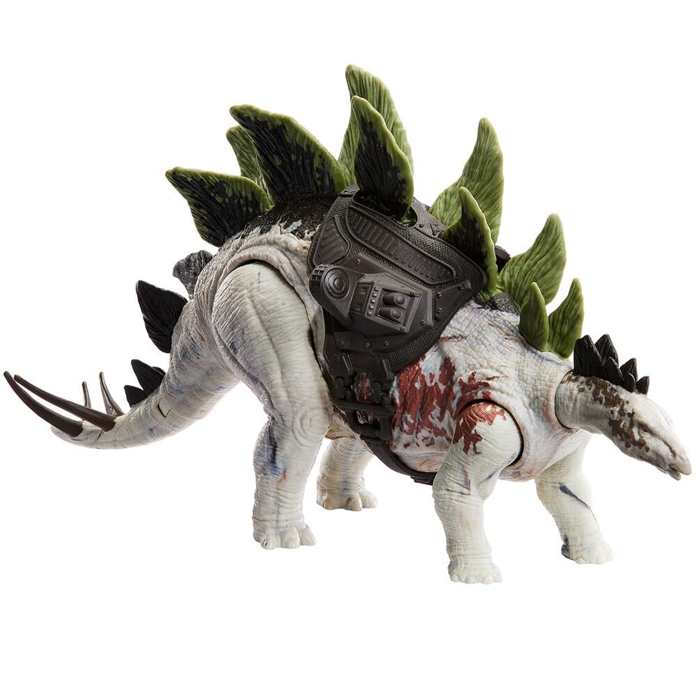 Mattel Jurassic World Big Action! Stegosaurus [Total length: approx. 35cm]