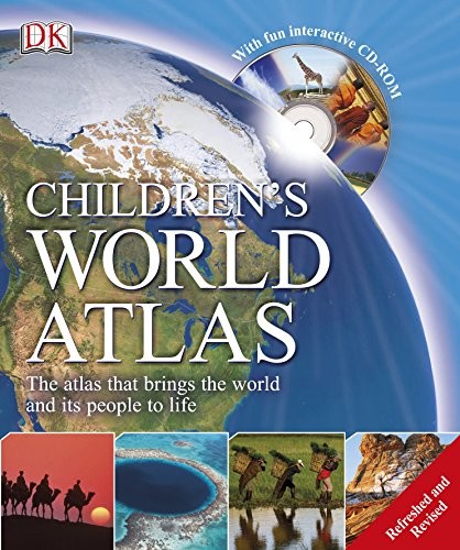 Children's World Atlas by DK Hardback Book The Fast Free ShippingFREE US DELIVERY | ISBN: 1405363916 | Quality Books