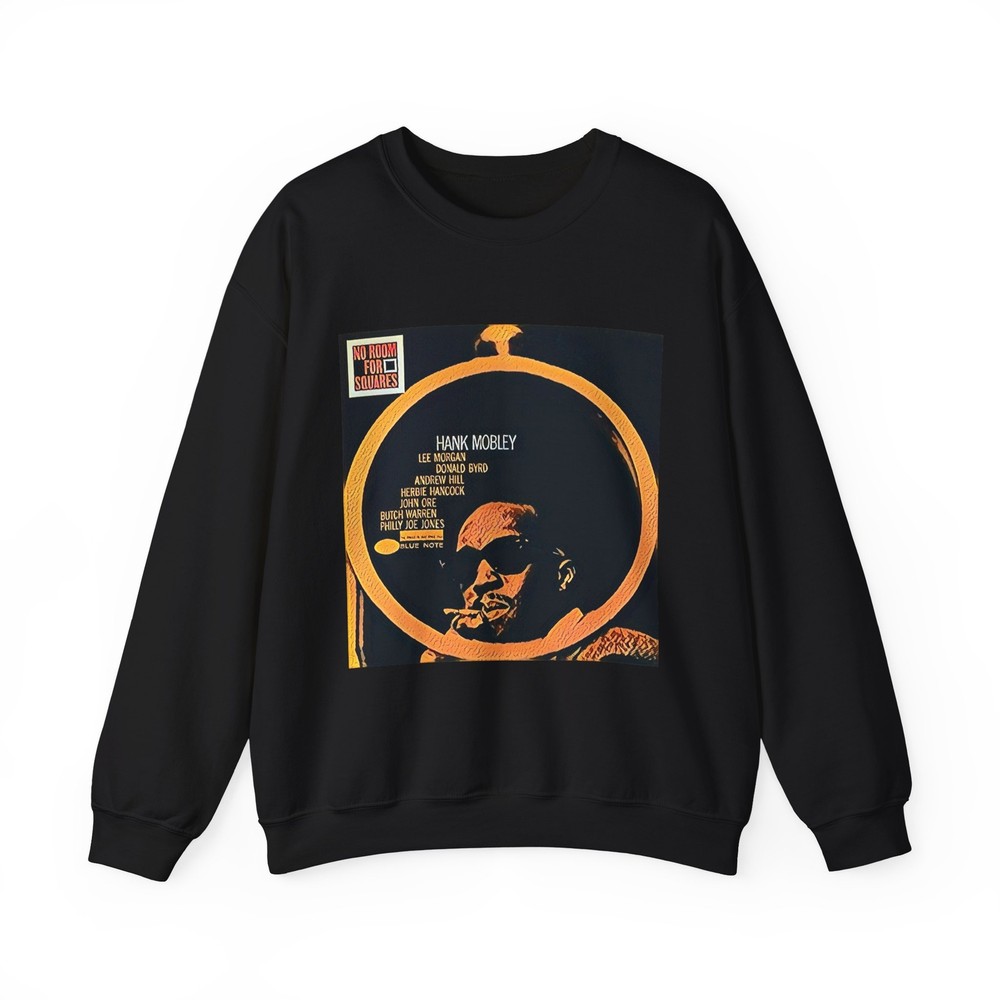 Hank Mobley Graphic Print Jazz Art LS Art Unisex Heavy Blend Crewneck Sweatshirt