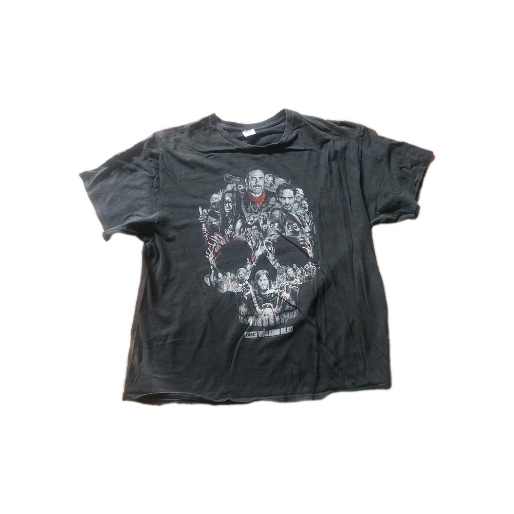 AMC The Walking Dead 2006 Skull Graphic Promo Tee XL