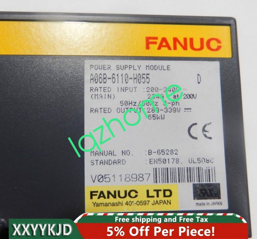 1PCS FANUC A06B-6110-H055 Servo Drive A06B6110H055 AMPLIFIER new FedEx or DHL