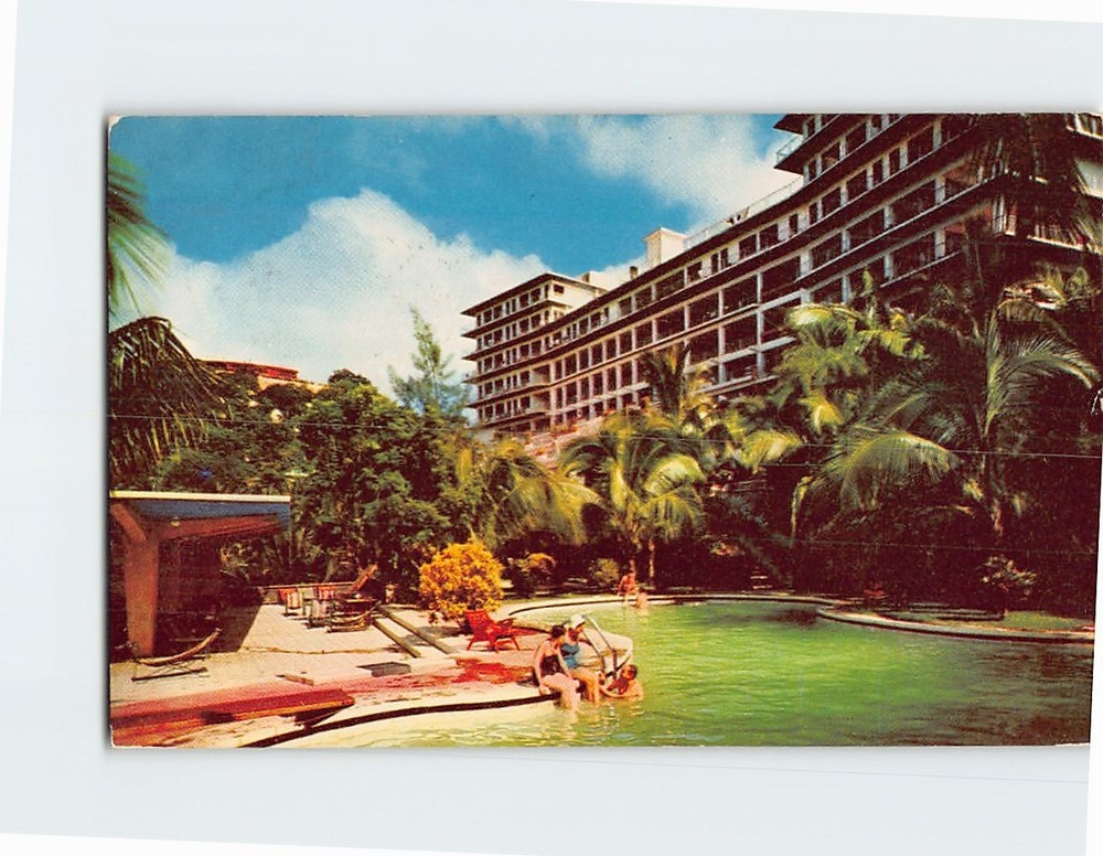Postcard Hotel Majestic Acapulco Mexico