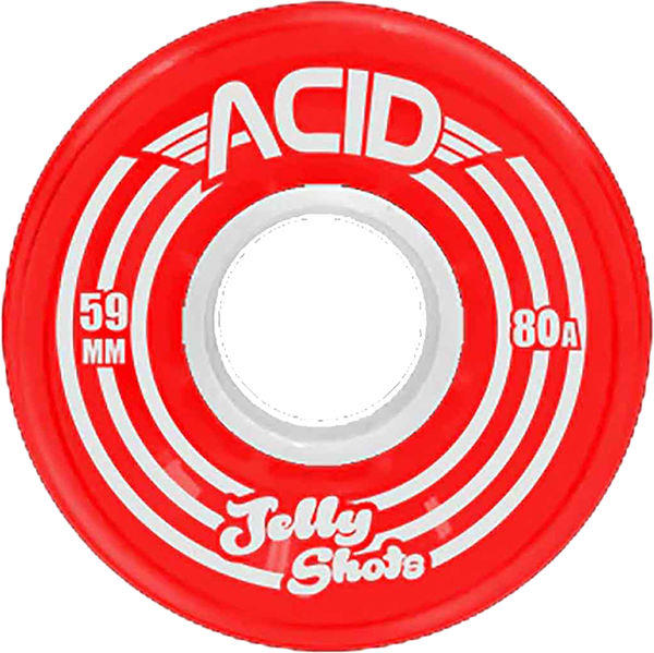 ACID JELLY SHOTS 59mm 80a RED WHEELS SET-image
