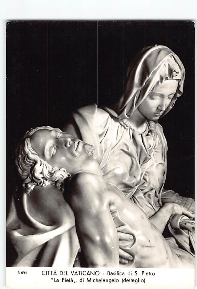 Postcard La Pietà Basilica di S. Pietro Vatican City Vatican City
