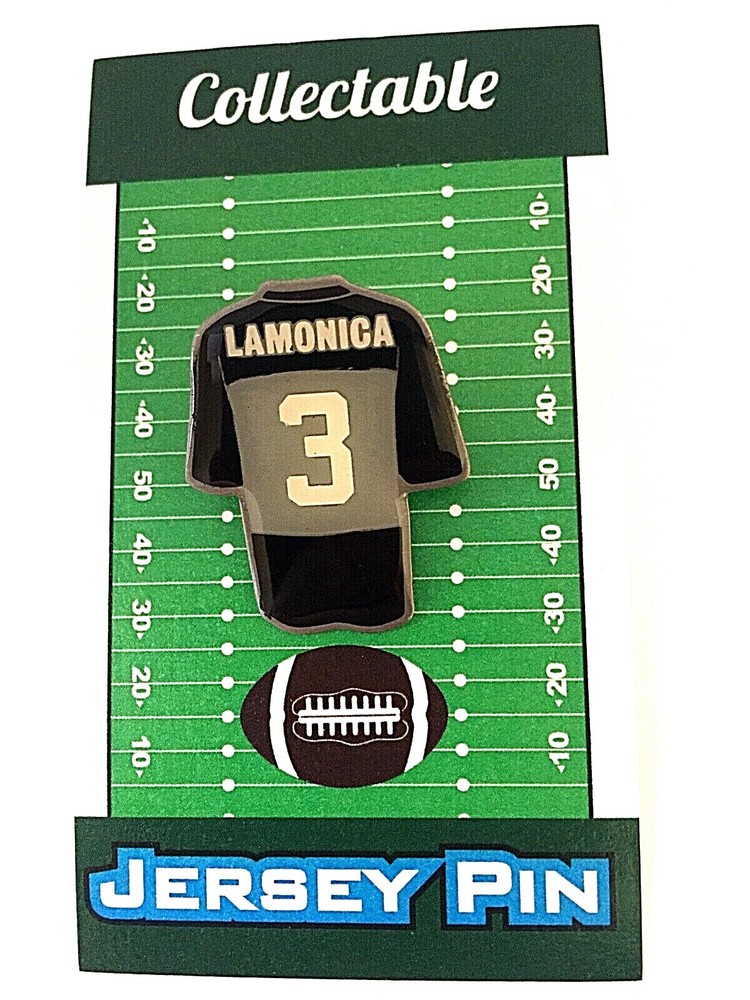 Oakland Raiders Daryle Lamonica Mad Bomber collectible jersey lapel pin
