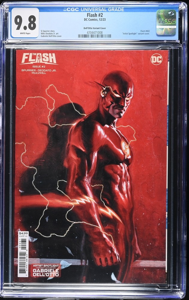 Flash 2 CGC 9.8 Dell'Otto Variant Cover