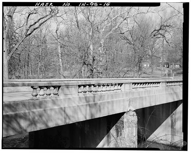 Pendleton Avenue Bridge,Spanning Fall Creek,Pendleton,Madison County,IN,HABS,14