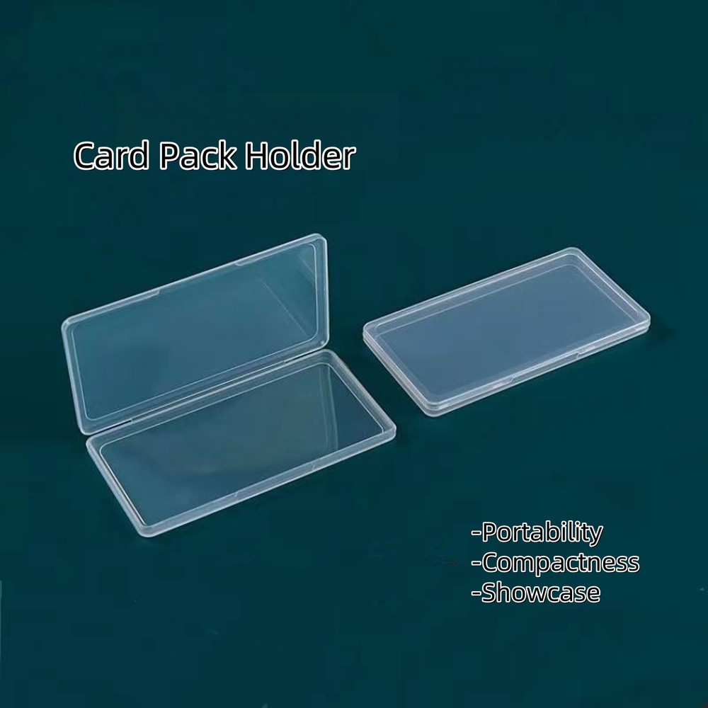 10-Pack Plastic Card Holder Case for Collectible Card Storage and Display  