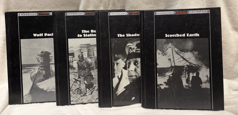 Time-Life Books “The Third Reich” WWII History Lot Of 4Wolf Packs/Stalingrad/Shadow War/ Scorched Earth