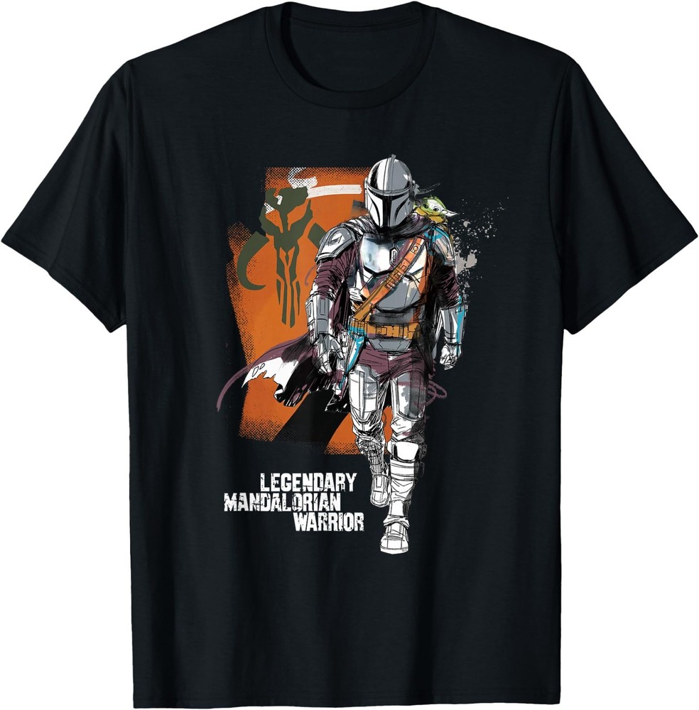 Star Wars: The Mandalorian and Grogu Movie Legendary Warrior T-Shirt