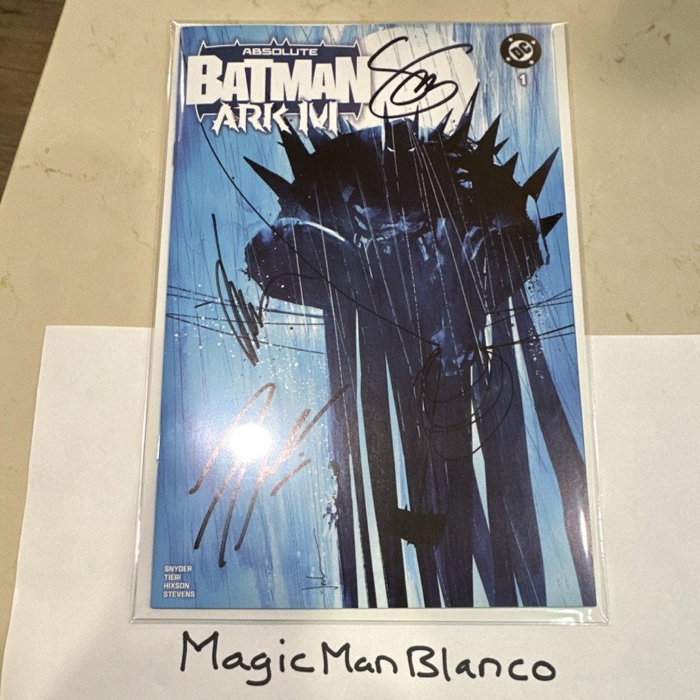 NEAR MINT ABSOLUTE BATMAN ARK M #1 MEGACON 2026 3x SIGNED (JOCK, SNYDER, TIERI)