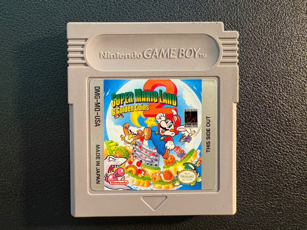Super Mario Land 2 6 Golden Coins Nintendo Game Boy Tested Authentic + Case