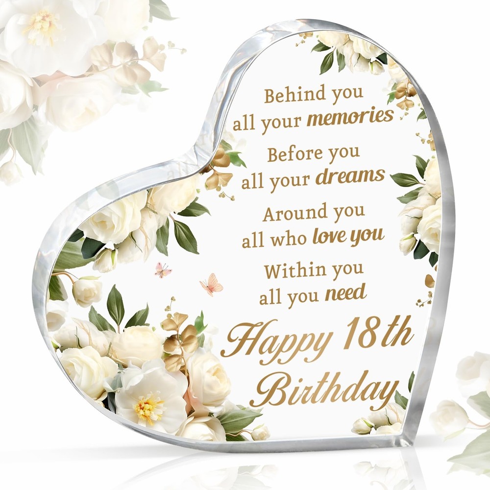 18th Birthday Gifts for Girls 18 Year Old Girl Birthday Gifts - UV Printed Ac...-image