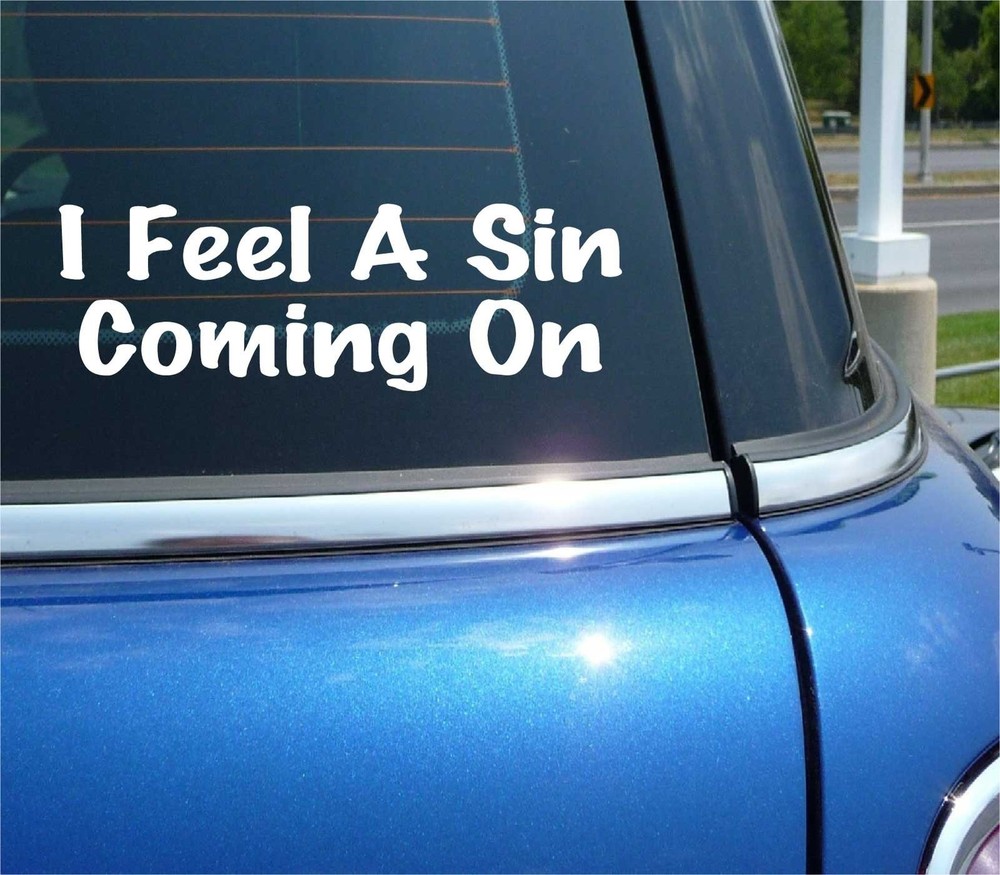 Sinful Soul Decal Sticker for Cars Trucks Funny Girl Boy Design