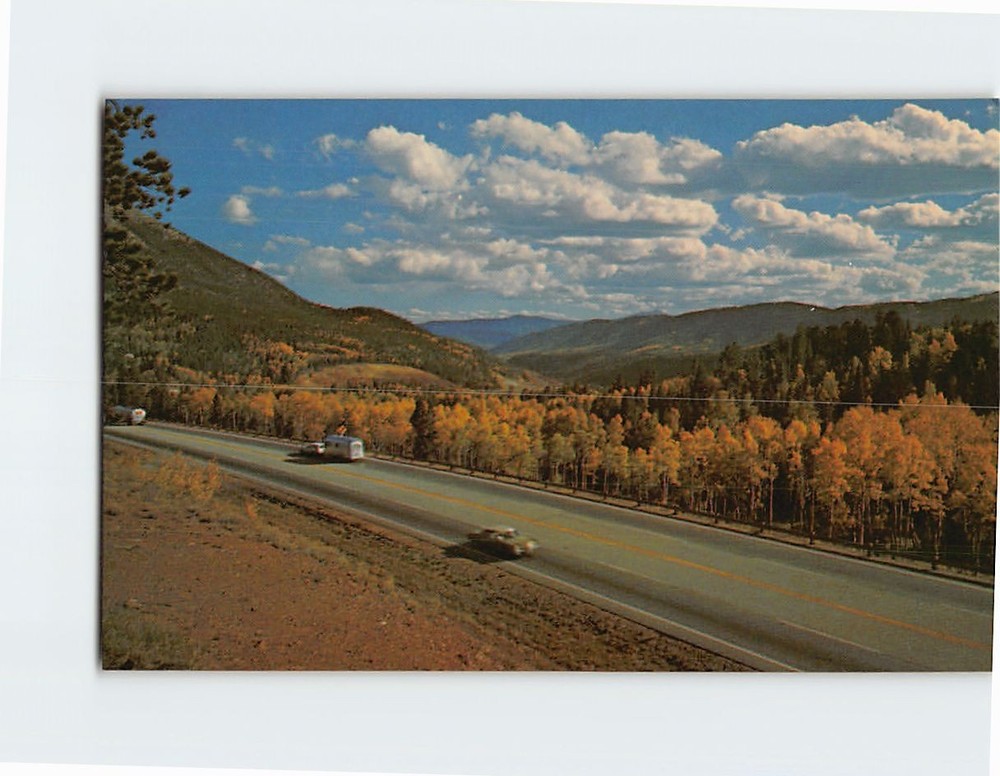 Postcard The east side on La Veta Pass Walsenburg Colorado USA